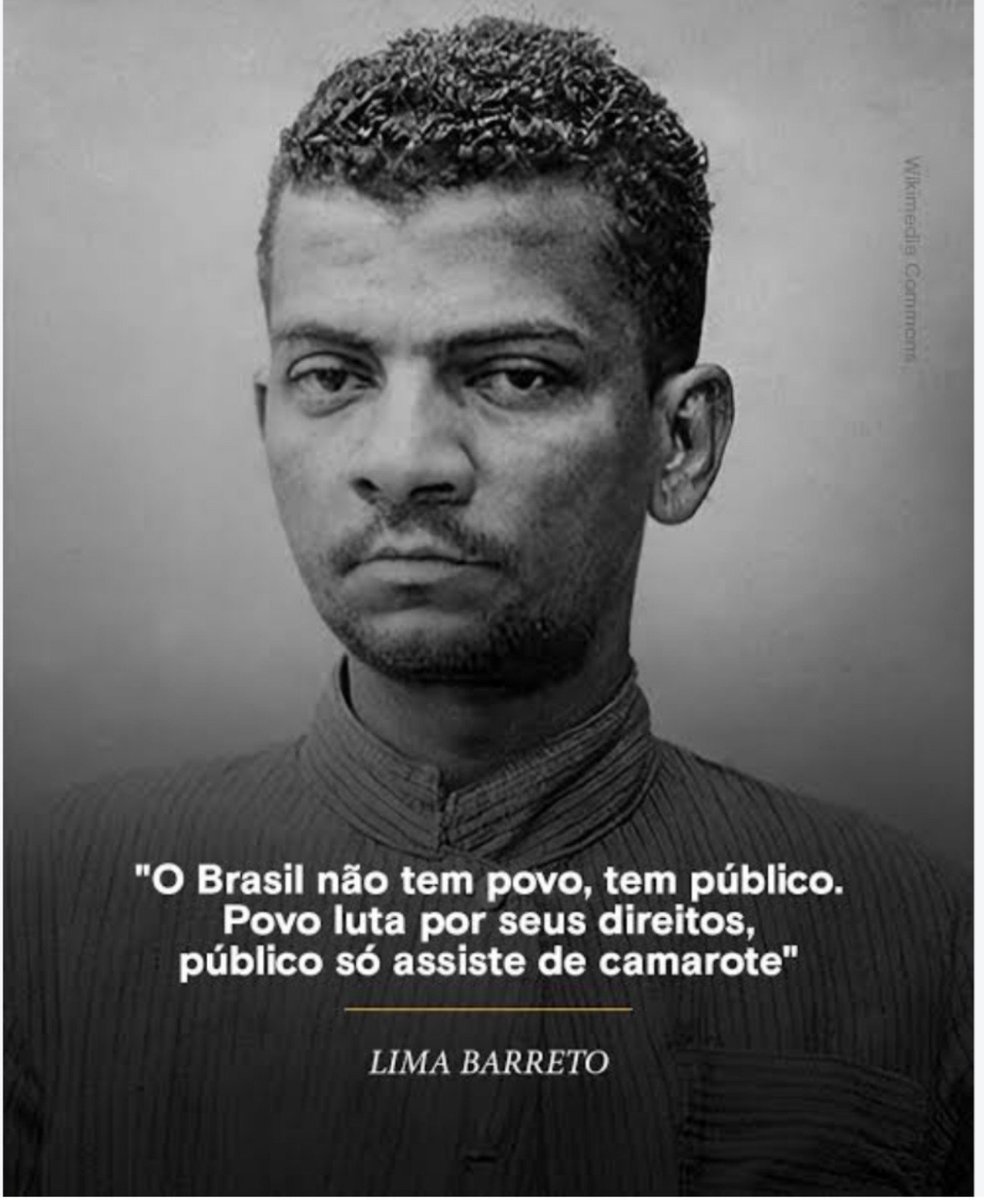 gasparbrazilian's tweet photo. A revolta do Renan Santos é compreensível Lima Barreto se estivesse vivo sentaria na mesma mesa com Renan Santos, mas vocês nâo estão preparados para isto...

Sem brincadeira nenhuma Lima Barreto canonicamente estaria sim dando razão a Renan Santos, ambos possuem em comum o mesmo sentimento neste aspecto de indignação ao entreguismo cultural.