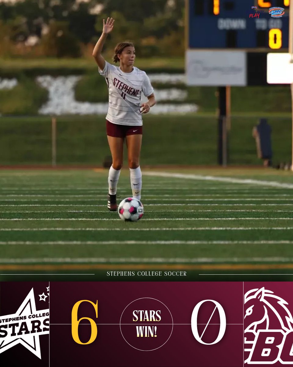 StephensWSOC's tweet photo. Most wins in a season in program history ✅
First winning season in program history ✅

Great day in Arkansas with 4 different Stars scoring. We're back on Tuesday with the regular season finale at UHSP.

#FGB #StarsSoccer #StarsAthletics #TheRightWayToPlay https://t.co/iN3m9xpeEe