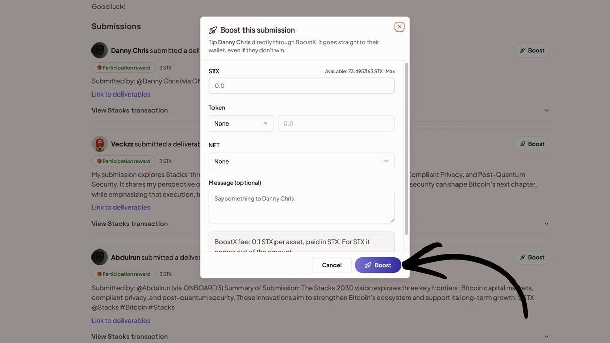 zeroauthdao's tweet photo. 7/8 💰 YOU CONTROL THE REWARDS

Choose how much you want to give!

Support promising contributors or celebrate outstanding work.

Every reward matters, whether you're boosting a bounty or tipping submissions directly! 🏆 https://t.co/AsVLqTkkpH