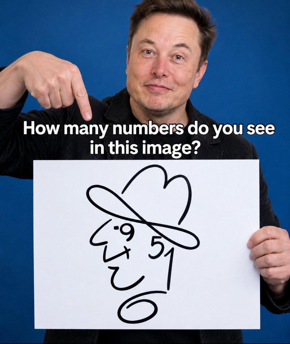 TheXChronicle5's tweet photo. How many numbers can you see in this image? 🧐

A. 4
B. 5
C. 7
D. 9 https://t.co/crIkRunEZ0