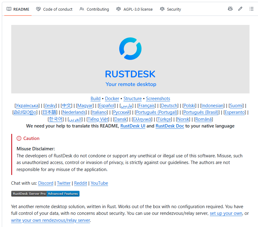 josesilesdata's tweet photo. 👋🏼ADIÓS A TEAMVIEWER!

YA PUEDEN IR APAGANDO EL SOFTWARE.

Esto hace exactamente lo mismo.

GRATIS.

Se llama RustDesk y controlas cualquier ordenador del mundo como si estuvieras delante.

→ Windows, macOS, Linux, Android e iOS
→ No instalas nada: un ejecutable y listo
→ Cifrado de extremo a extremo
→ Puedes montar TU PROPIO servidor

Esa última es la clave.

Tu conexión no pasa por los servidores de nadie.
Pasa por el tuyo.

Sin cuentas.
Sin cuotas.
Sin que una empresa vea qué ordenadores controlas.

Es TeamViewer... pero el dueño eres tú.

guarda esto para después.

126.000 ⭐. 19.900 forks. AGPL-3.0.

El repo te lo dejo abajo 👇🏻