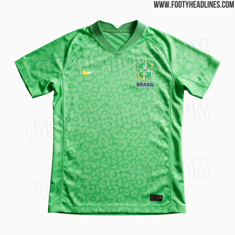 DataFutebol's tweet photo. ATENÇÃO! 🚨🇧🇷

Vazou o TERCEIRO UNIFORME da Seleção Brasileira Feminina para a Copa do Mundo.

O verde “provavelmente” será de LINHA e o laranja será o uniforme das goleiras. 

Aprovados?

Via @Footy_Headlines https://t.co/5lhmT2G3aj