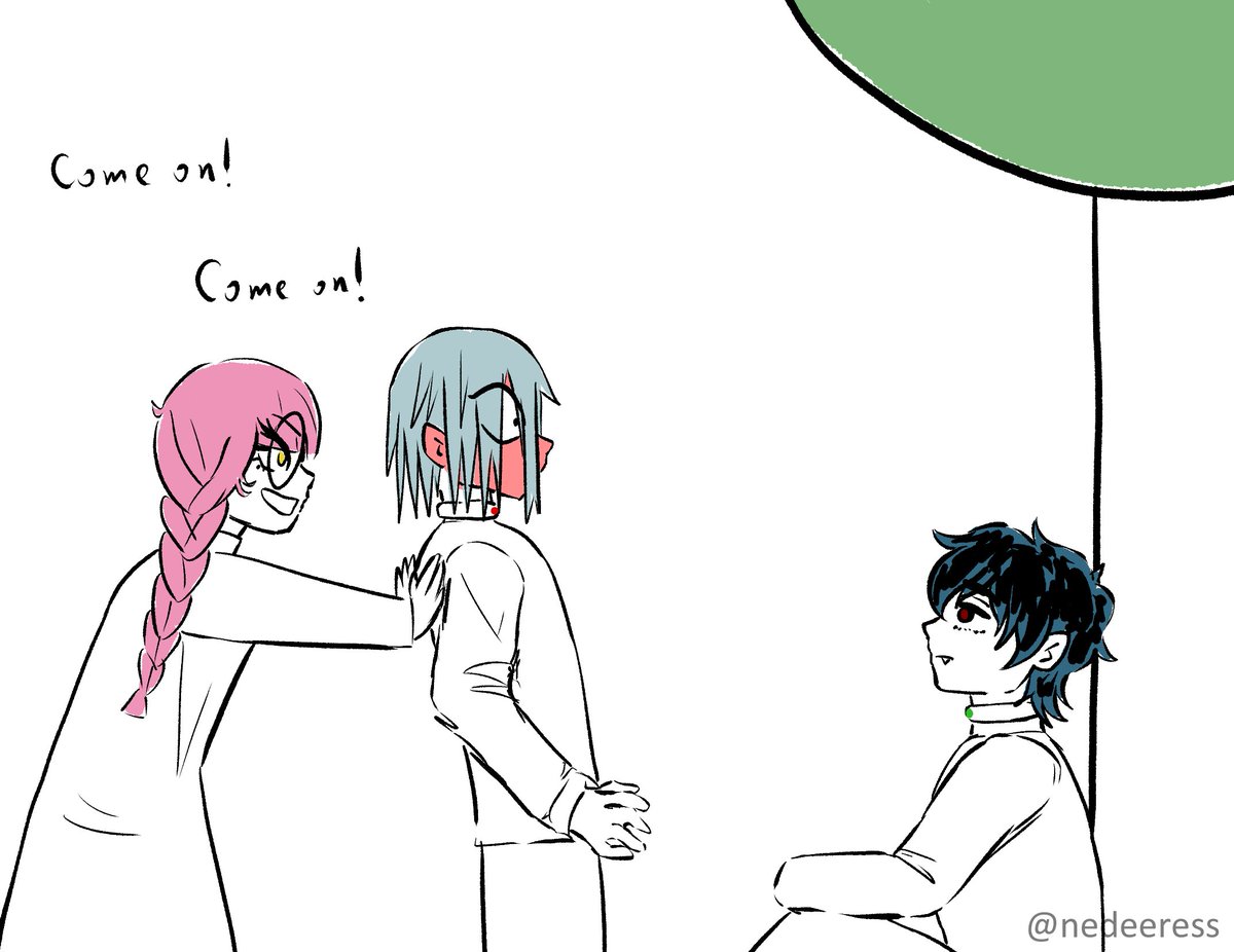 nedeeress's tweet photo. Mizi is trying to get them to become friends

#ivantill #GUARDIANSWAPAU https://t.co/8NzL4oFnXb