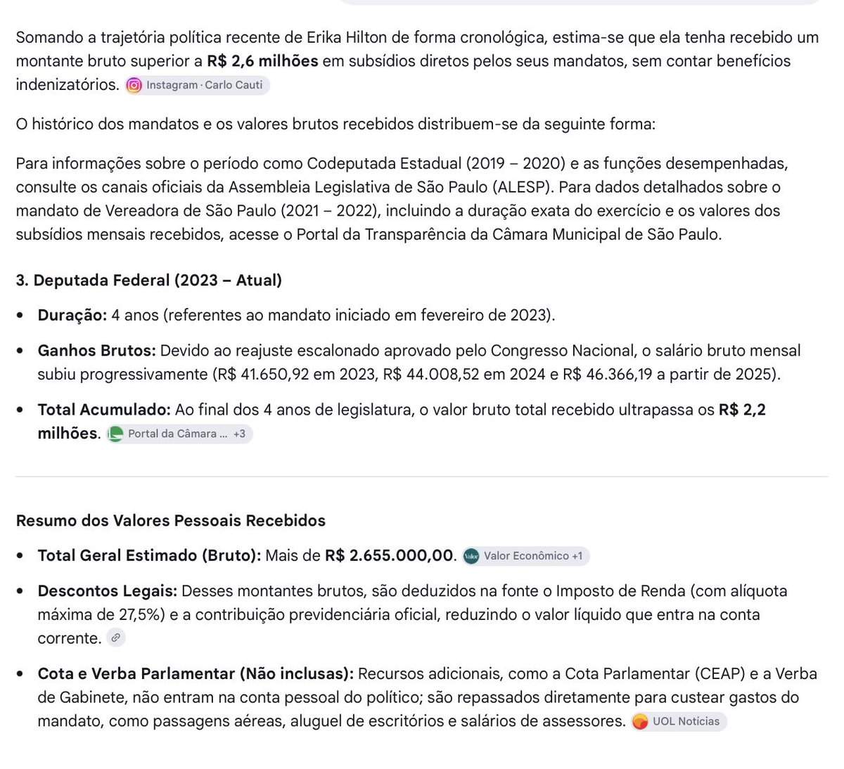 arno10k's tweet photo. @RobertaMar35291 @gabimarega_ @fdesouzaalves Inclusive, a diva pop preferida de vocês também declarou 15 mil em patrimônio tendo recebido mais de 2 milhões de reais só em em salários nos últimos 4 anos. https://t.co/wKacE9vpra