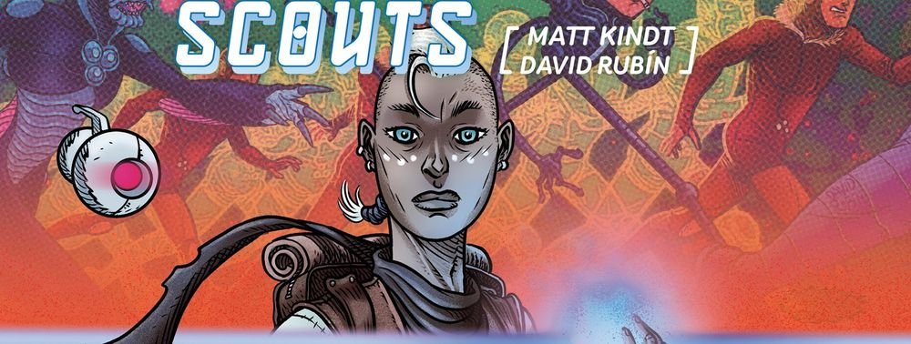 COMICSBLOGFRA's tweet photo. Space Scouts de Matt Kindt et David Rubin et un nouveau The Goon débarquent chez Delcourt en février 2027 | 

 https://t.co/uamJWGcQLi https://t.co/CP6NvFZ1xz