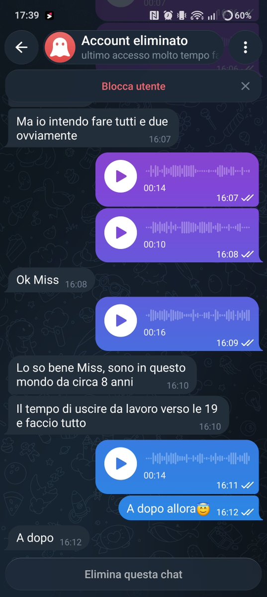 MissEcatee's tweet photo. Dopo due cazzate dette, soldi promessi aspettavo solo che si cancellasse l'account telegram e così ha fatto! 🤣🤣🤣 Ma pensate che dopo sedici anni che faccio questo i coglioni non li riconosco subito? 🤦🏻‍♀�� https://t.co/V9R23ufQLi