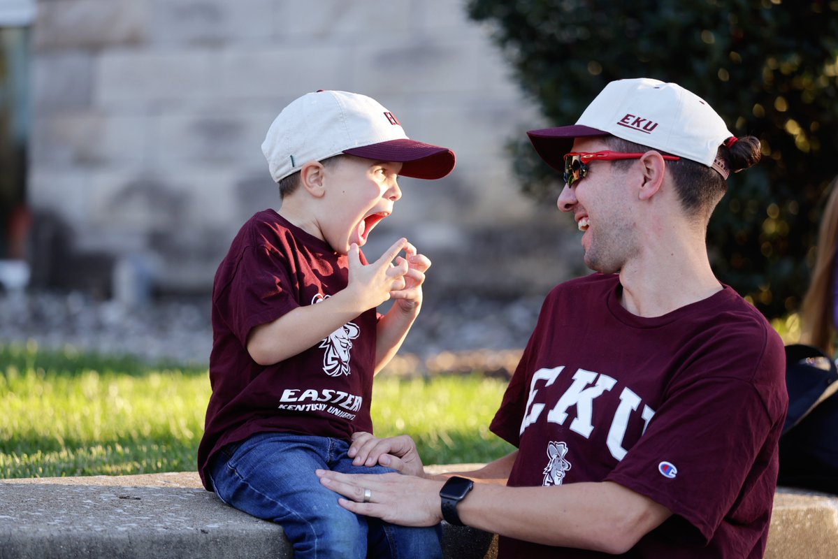 eku's tweet photo. It’s a well known fact that, one a year, our path leads directly down Lancaster. Colonels of all ages and eras were out in full force at the annual Homecoming Parade. Welcome home! It feels so good to reunite with everyone. 🚒🎊 #EKU #HomEKUming #EKUGrad #GoBigE #EKUFamily https://t.co/ISFcaDJIZN