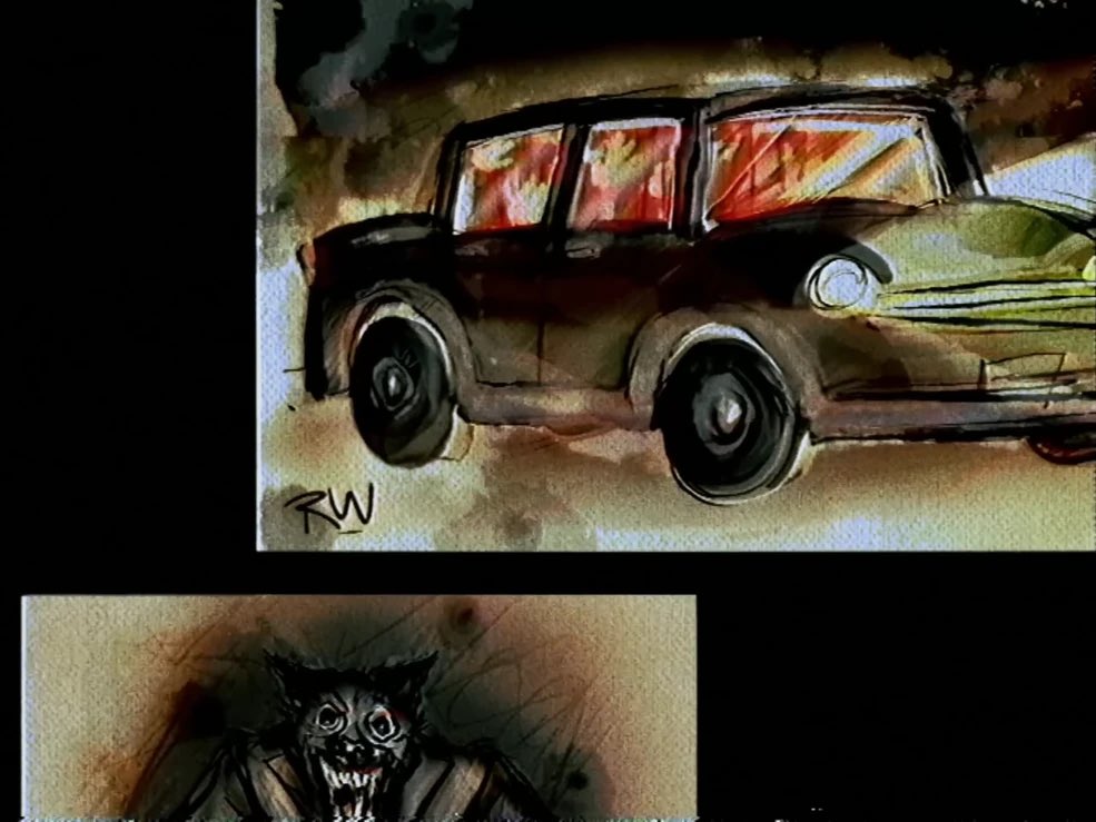 ThePrototyzp's tweet photo. @yuriyaoipilled And to expand upon this theory if you look at all the photos drawn by Rosemary take a look at how she portrays Felix’s canvas and remember what Bon said “torn apart, burnt to the last fiber, rotting.” All of that perfectly described in her own work https://t.co/FhYkXjWf3W