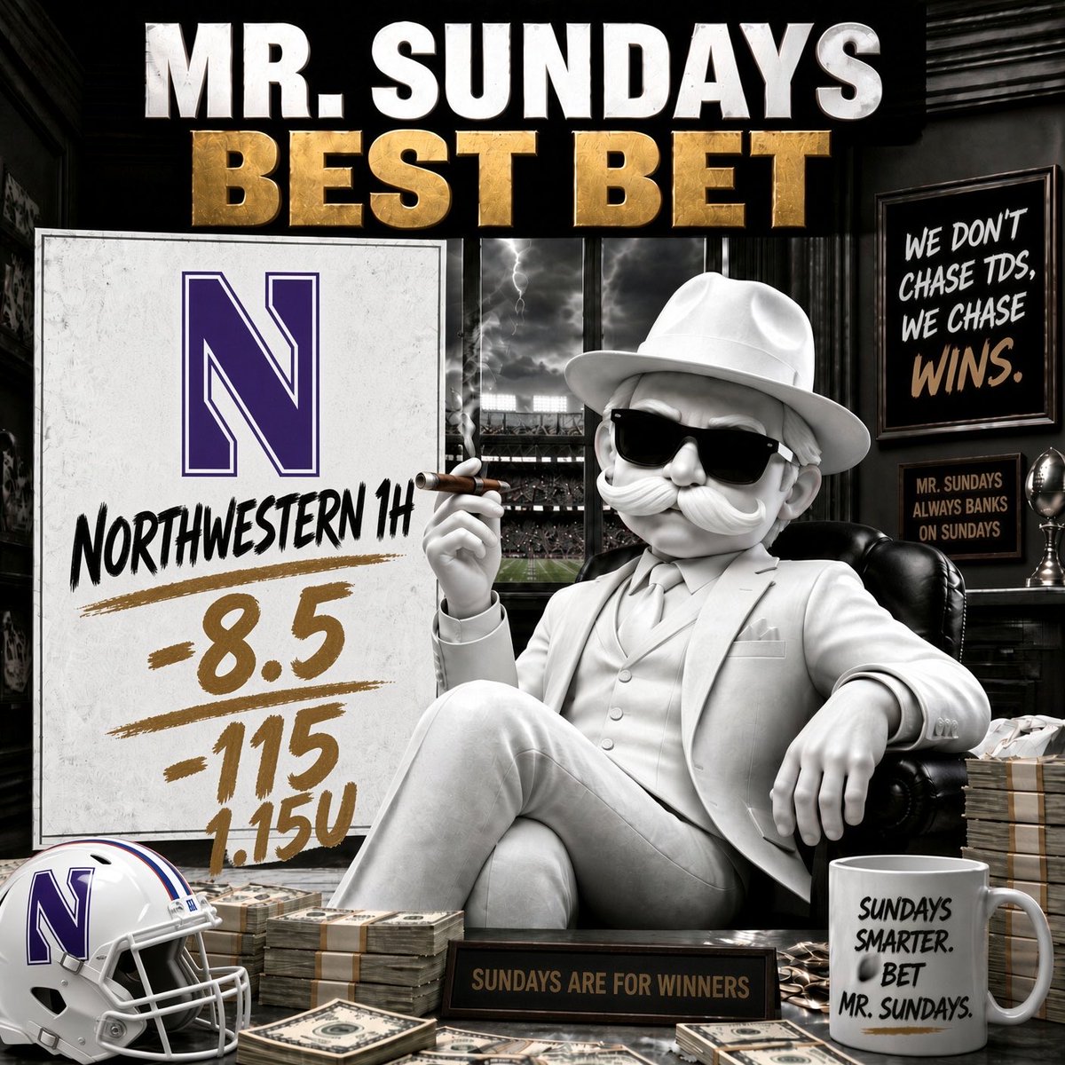 MrSundayspicks's tweet photo. Early start today in Evanston! https://t.co/kVfUycKKLm
