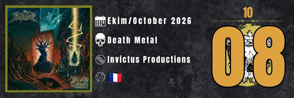PitStop_Metal's tweet photo. 💿🚨 SÉPULCRE summon a dark death metal world on Cryptic Temple of Otherworldly Abhorrations, where ominous atmosphere meets crushing riffs and doom-laden passages. How deep does this crypt go?
@InvictusProd 
https://t.co/Rpfvnn2imh https://t.co/SjMpDcaYA0