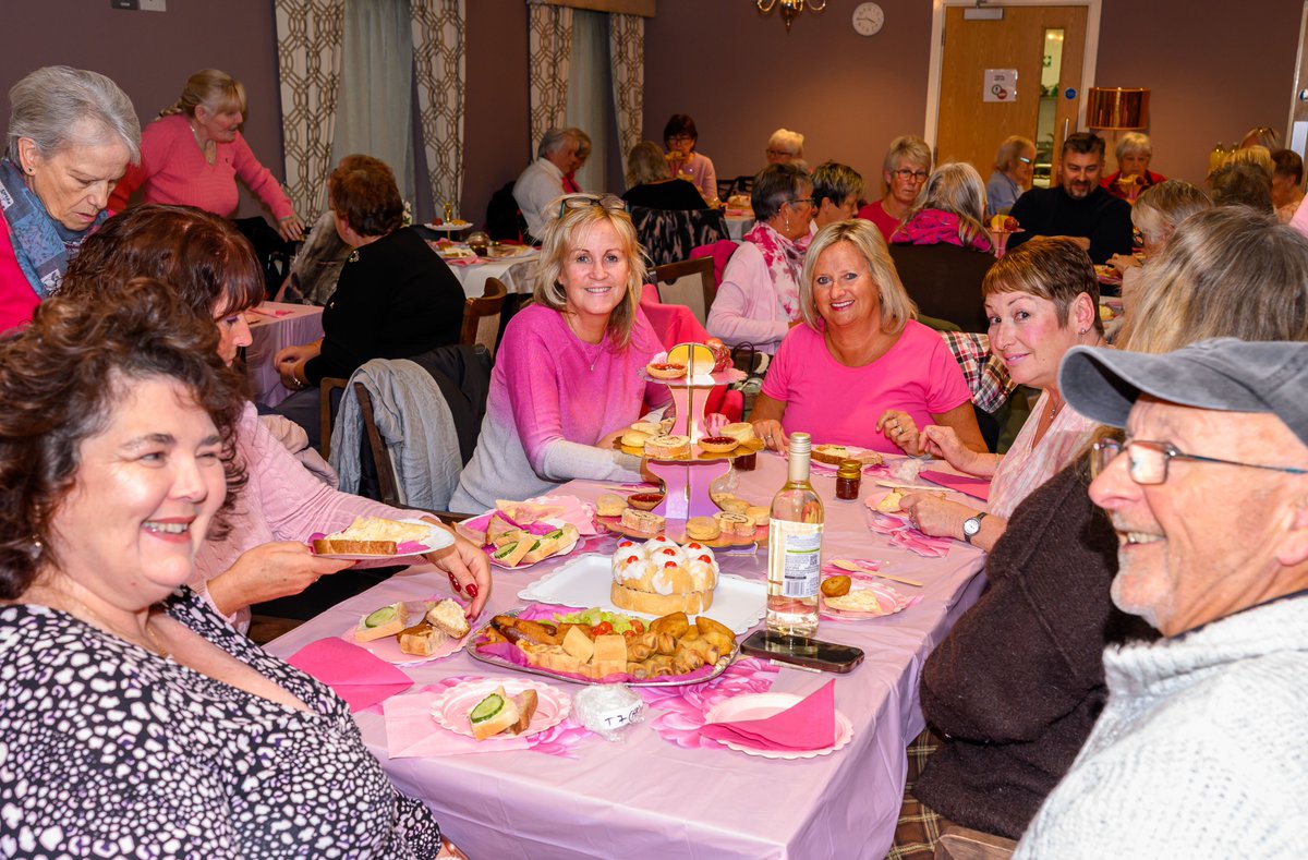CommunityAd's tweet photo. 💗 Did You Wear Pink for Breast Cancer Awareness Month? 🌸

Caesar Court hosted an afternoon tea on 23 October to raise money for breast cancer fundraising, collecting an impressive £670 so far, with further donations expected. https://t.co/VSe17jJMgz