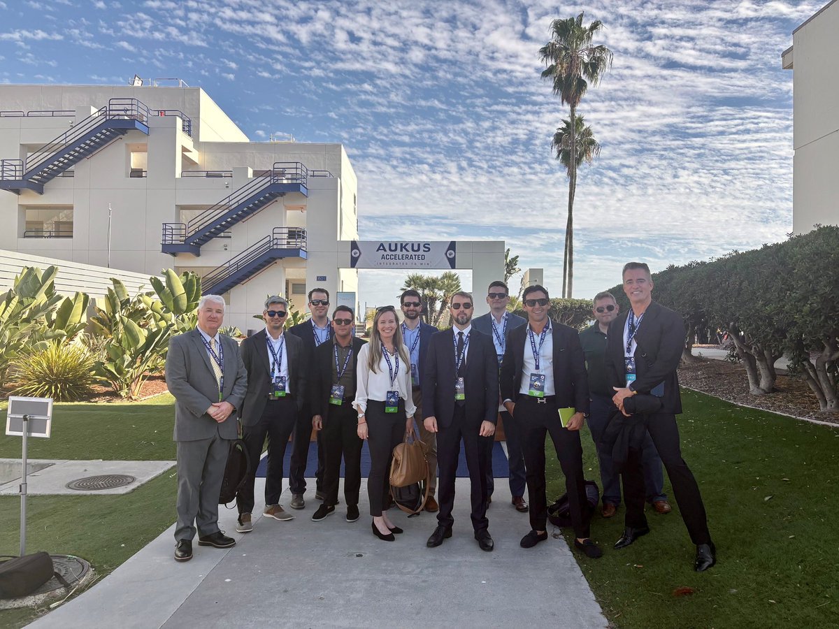 DoWCTO's tweet photo. The fight of 2040 is being shaped TODAY.

This week, the disruptive minds of Project Meridian gathered at the @USNavy’s Maritime Big Play in San Diego, receiving briefings from @DeptofWar leaders and participating in intensive working sessions.

Together, they challenged conventional thinking and explored how emerging technologies and evolving warfighting domains will transform the future battlefield.

@SecWar’s 120-day sprint mandate is driving bold thinking about the future of combat and the capabilities needed to DOMINATE in next generation conflicts, ensuring America’s Joint Force maintains its decisive warfighting advantage.