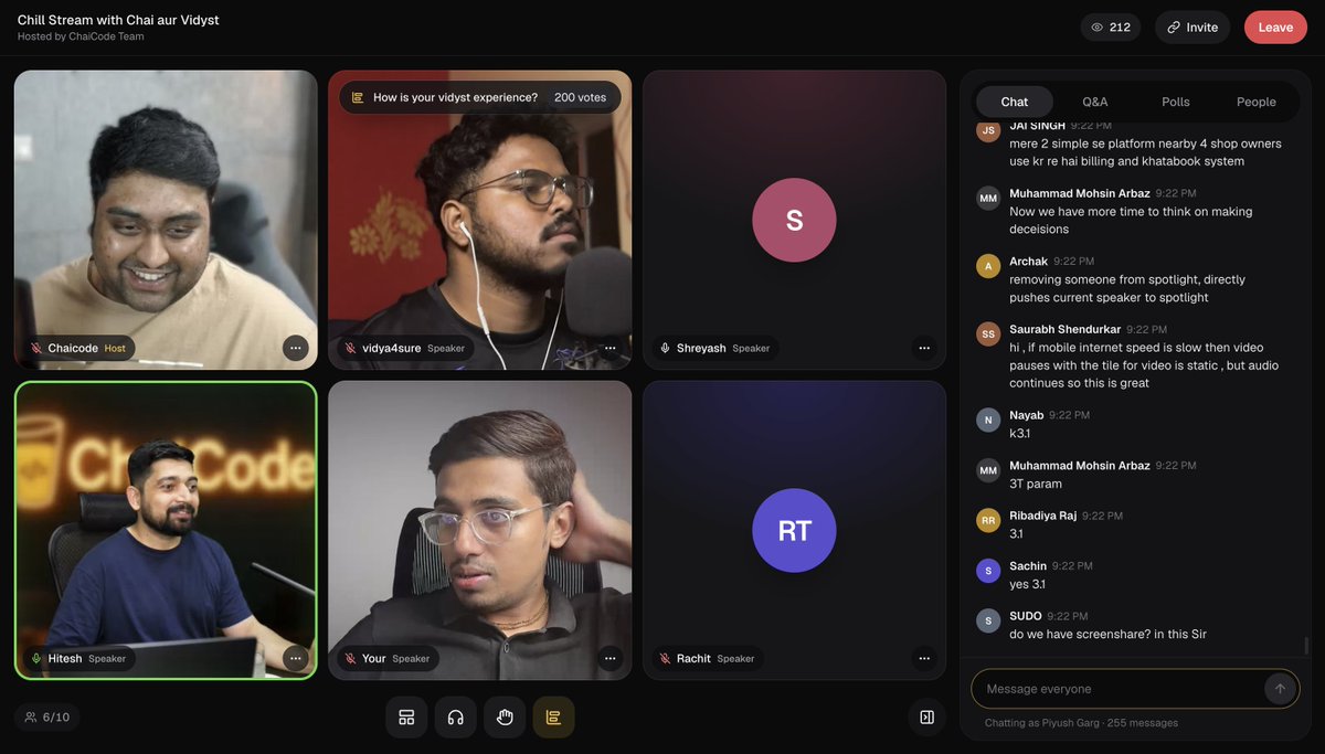 piyushgarg_dev's tweet photo. Well, Webinars are now on @vidystdotcom 🥳 https://t.co/coa6aZ9i5H