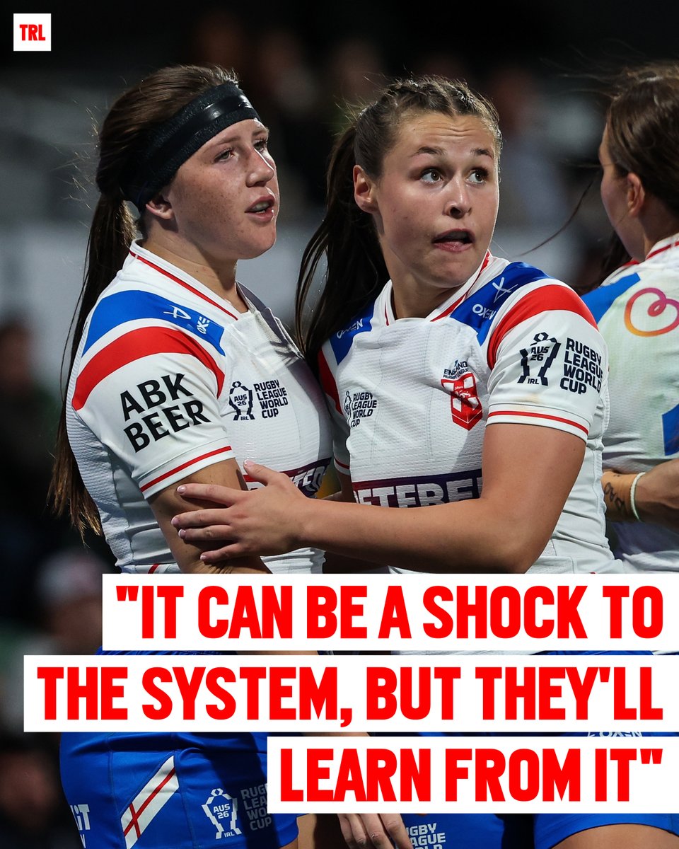 totalrl's tweet photo. 🏴󠁧󠁢󠁥󠁮󠁧󠁿 Stuart Barrow is sure England’s youngsters will learn some important lessons from their 78-0 defeat to Australia.

🔗 https://t.co/QRusfBGoGU https://t.co/dLL34pFKqh