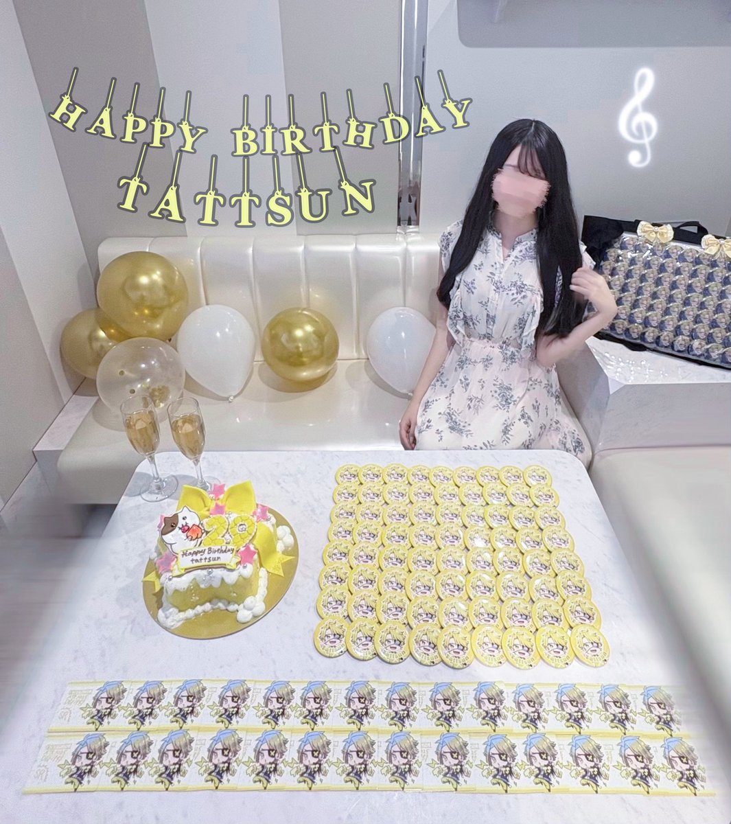 konbanpyon's tweet photo. ♡⠀♡⠀　ᕬ_ᕬ⠀ ♡⠀ ♡
+⠀♡⠀（⌯•⩊•⌯)⠀♡⠀+
┏━♡━ U U━♡━┓
♡⠀⠀⠀⠀⠀⠀⠀⠀⠀⠀⠀♡
    ʜᴀᴘᴘʏ ʙɪʀᴛʜᴅᴀʏ !
   @tattsun_Tpoint
♡⠀⠀⠀⠀⠀⠀⠀⠀⠀⠀⠀♡
┗━♡━━━━♡━┛
 #からぴち  #たっつんさん生誕祭2026 
 #たっつん https://t.co/otTPbconqa