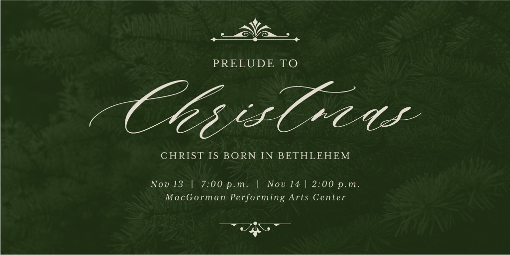 SWBTS's tweet photo. Prelude to Christmas is coming up on November 13 and 14. Get free tickets to both concerts here: https://t.co/hjn3SG2qBd https://t.co/wiJAE1FxrV