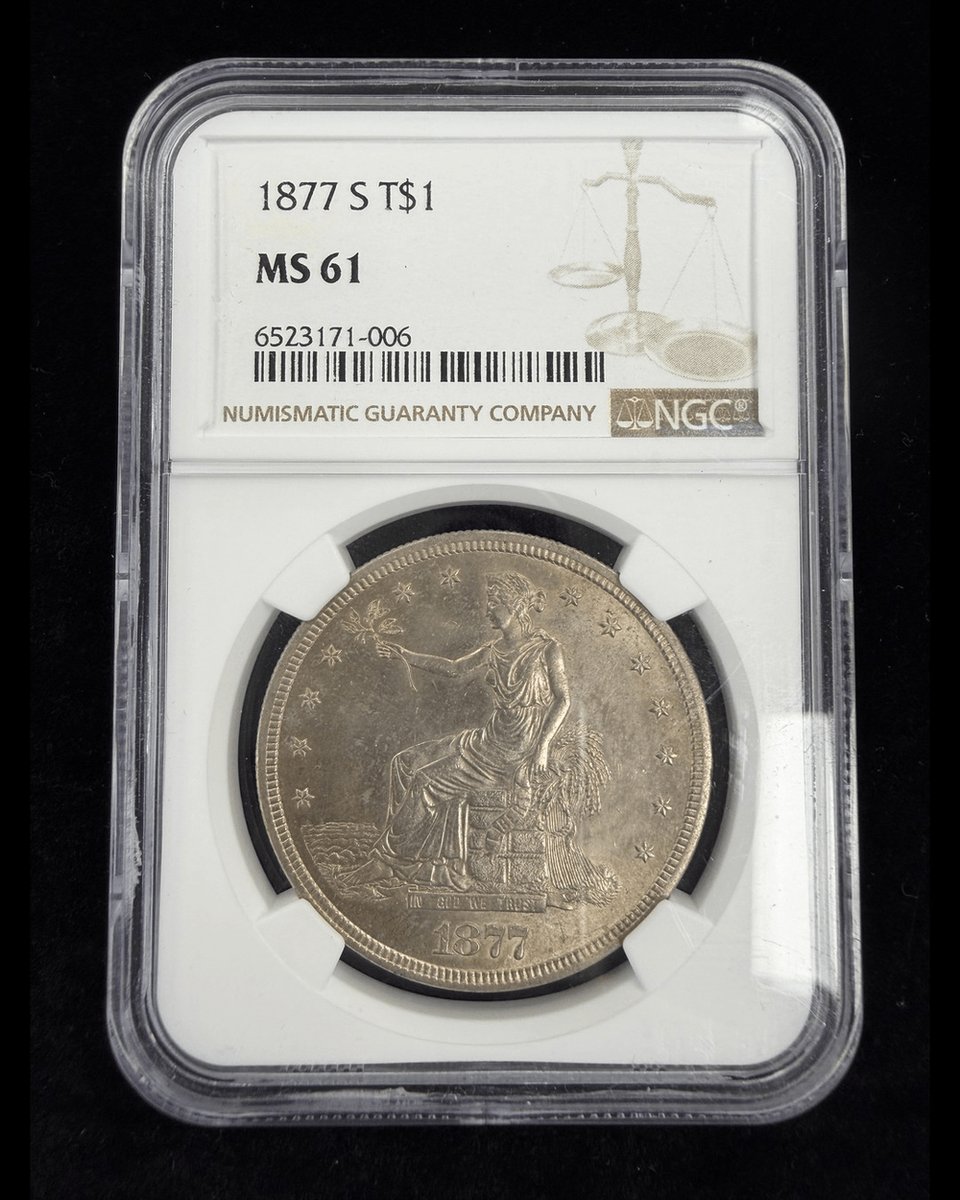 coinsnartifacts's tweet photo. Mint marks 101: "S" = San Francisco (opened 1854), as on our 1909-S VDB cent and 1877-S Trade dollar. No letter on the 1799 dollar: until 1838, Philadelphia was the only U.S. mint. Philadelphia's "P" first appeared on 1942–45 nickels. 🔎 #coincollecting https://t.co/IqEDu7qv1j