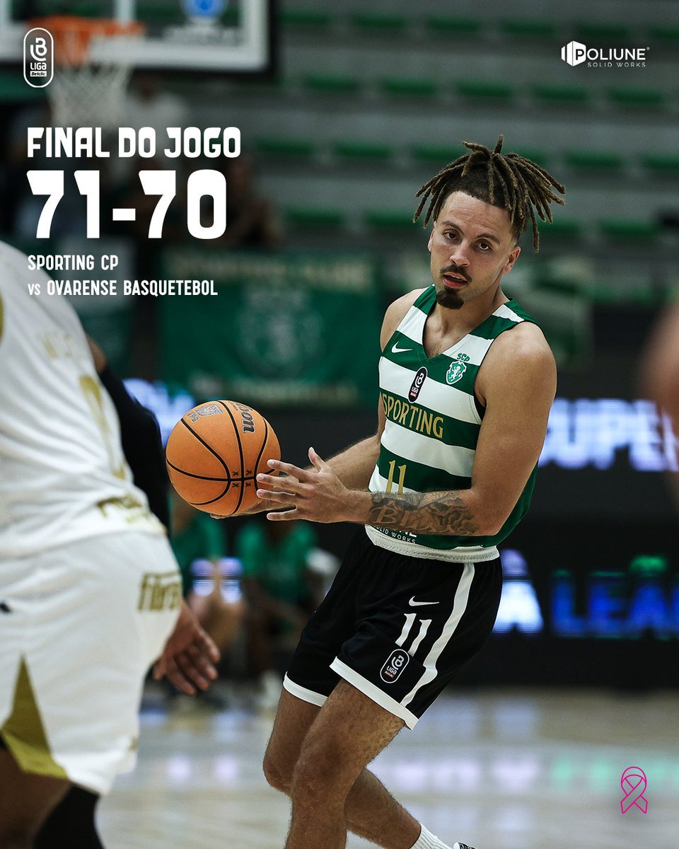 SCPModalidades's tweet photo. #BasquetebolSCP | ⏹️ Vitória Leonina no Pavilhão João Rocha, na 4.ª jornada da Liga Betclic 🏀
71-70 // #SCPADO https://t.co/L71uY6PCpg