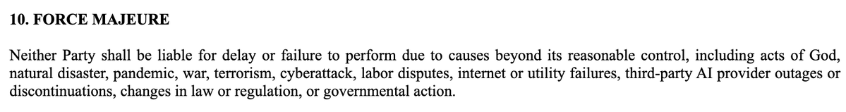 HoffProf's tweet photo. Going forward, I'd expect these clauses to become commonplace. https://t.co/MjAvnX1tS0