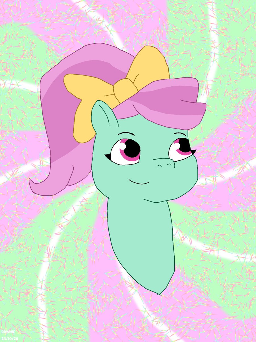brightdawns_'s tweet photo. #Unitober2026 Day 24!

Background Pony! Unnamed Pony that looks like Minty! https://t.co/6UWCOckeFz