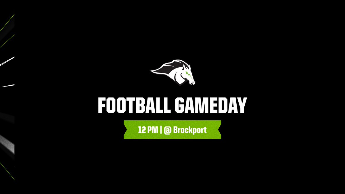 MSCMustangs's tweet photo. FOOTBALL GAMEDAY! Mustang Football hits the road to face Brockport at 12 PM. Let's go, Mustangs! Tune in! #RunAsOne #LetsGoMustangs 

read more at https://t.co/eiY9HEFTRU https://t.co/L18NcSg8JO