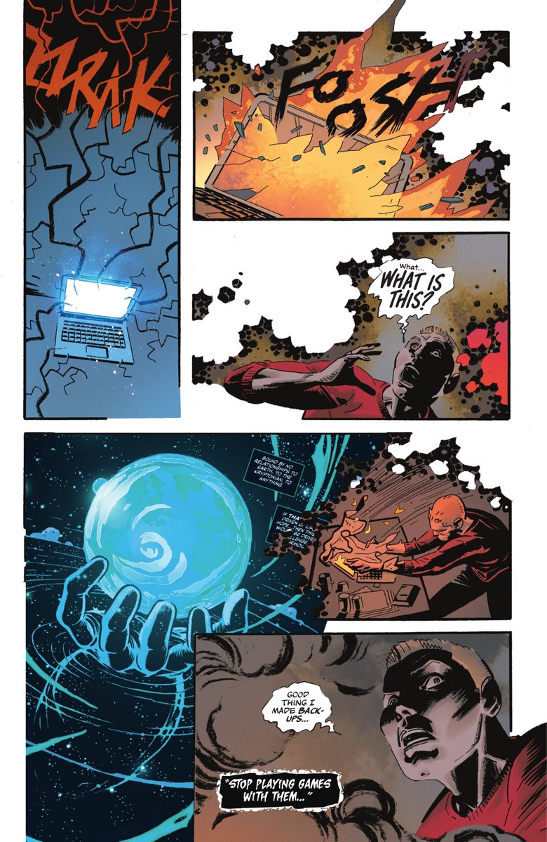 IstarFlash's tweet photo. I wonder if it was Darkseid who wrote "book zero" here. https://t.co/sAnvLZXxW7