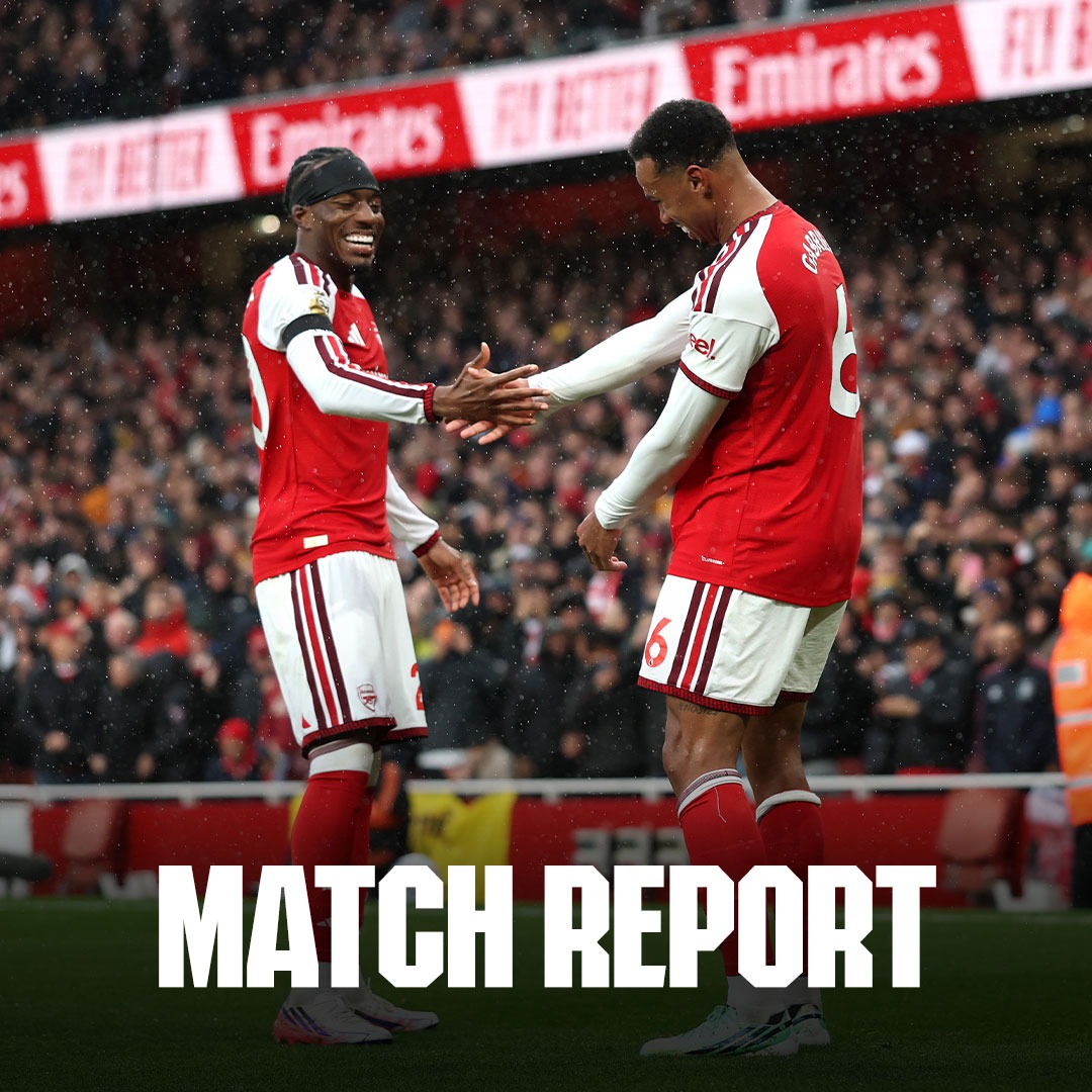 Arsenal's tweet photo. There's nothing like winning in N5 🤩

Read the match report from our 2-0 victory 👇