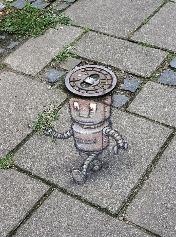 actualiteitjunk's tweet photo. Dekselse #Streetart... https://t.co/1IJRQOQhwd