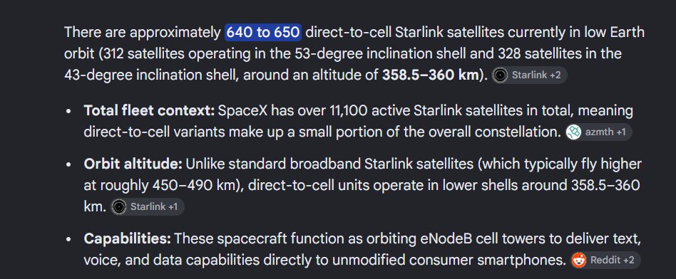 Causaliteit069's tweet photo. @MatthewTanous @inversoragresiv @SawyerMerritt @Starlink @AST_SpaceMobile Didnt you get the memo?

V1 D2C Sats > 650 in orbit > You can send a text and if you are lucky some light data with SL Mobile. 

One $ASTS BB block 2 has 25x more power and coverage. 

12 BB in orbit + Bluewalker.. 

12x 25 = 300 (comparing with v1 coverage) https://t.co/FR02mDm9xl