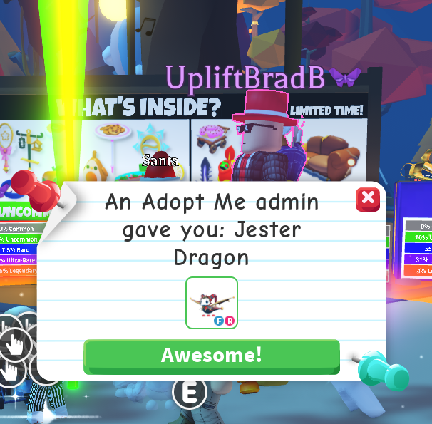 TheBulvi's tweet photo. Admin Abuse Saturday
Cool ghost effect on the pets..
Lots of free items 
#adoptme #roblox #admin https://t.co/4bZjzzxWZN