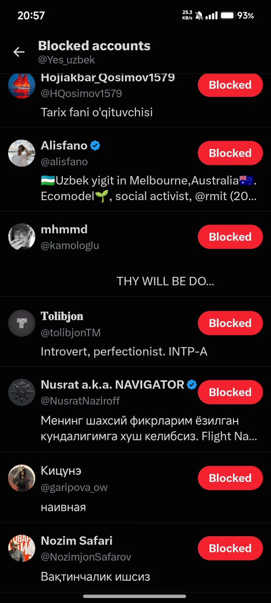 Yes_uzbek's tweet photo. O'ta tarafkash,ularga yozib asab buzmay degan odamlarim va ular blokda) https://t.co/0wRfGXw5bX