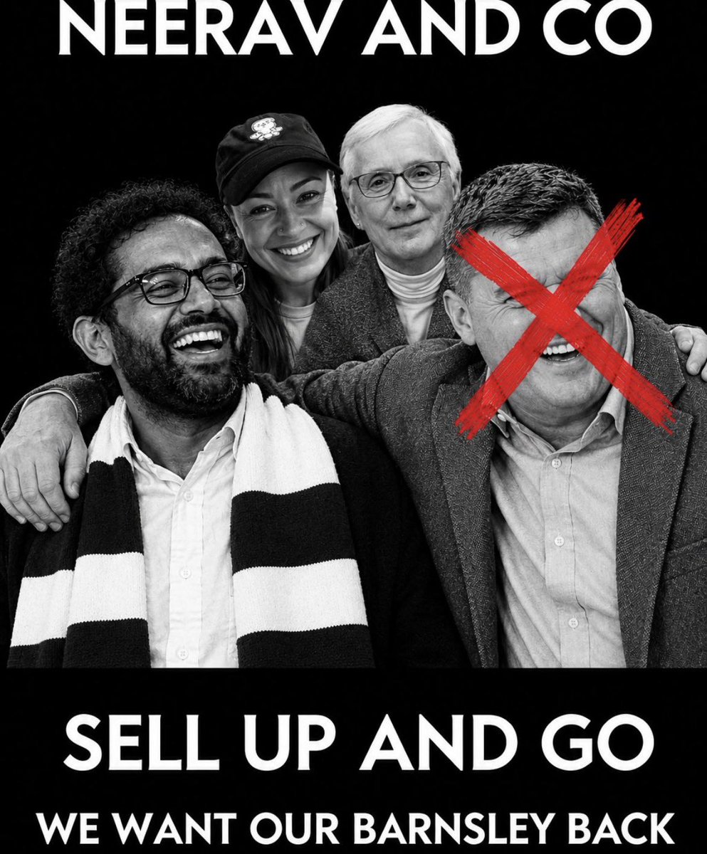 neeravout's tweet photo. 🚨| BARNSLEY FANS | 🚨
DO NOT TAKE YOUR SEATS ON THE 20TH OF NOVEMBER UNTIL THE 15TH MINUTE. LET THEM KNOW WE WANT OWNERSHIP OUT. WE SIT HERE COMPLAINING ABOUT IT, BUT WHAT ARE WE AS FANS ACTUALLY DOING ABOUT IT?
SPREAD THE MESSAGE LADS
#NeeravOut #BarnsleyFC #Barnsley https://t.co/xwtwOZm3wL