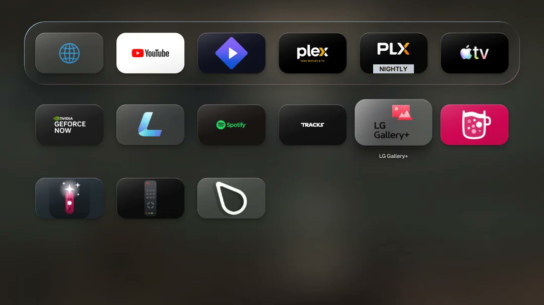 mdaman010's tweet photo. APPLE TV VIBES, NOW ON LG webOS📺

This community-updated launcher replaces the default LG webOS home screen with a smoother, Apple TV-inspired experience.

The fork improves the UI, fixes scrolling lag, and adds slick mouse-hover effects to app tiles.

Root access is required, with installation instructions available in the repository.

GitHub Releases:
https://t.co/MTUkUJhgmc