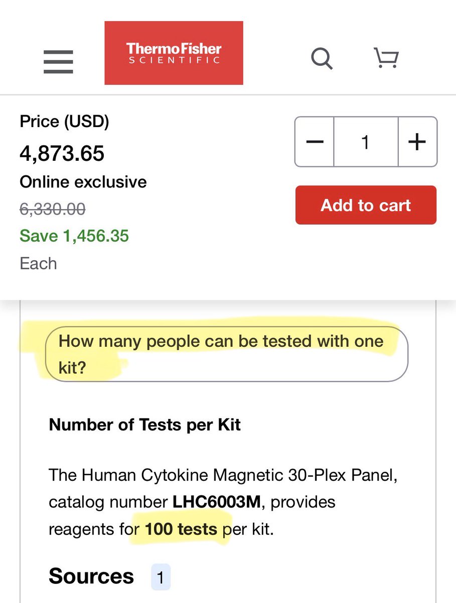 SupermanHeldee's tweet photo. @KevinMcCairnPhD @WagnerKarr31975 @AprilWW911LC @MaryBowdenMD @CharlesRixey One kit provides testing for 100 people. And by your own admission, you don’t even use this test. You are a liar and a fraud. https://t.co/i2GWhBlSlZ