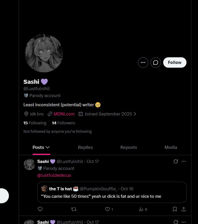 DYEBLOTS's tweet photo. / hi guys venn here i have another thing to say regarding rev (or well someone who interacts with him),
this woman is ~21 (not sure), and she’s a sukuna yumeshipper whos been interacting with rev since he was 17, and now he’s turned 18, she interacts w his sukuna lewdly https://t.co/NwtCrqtbJU