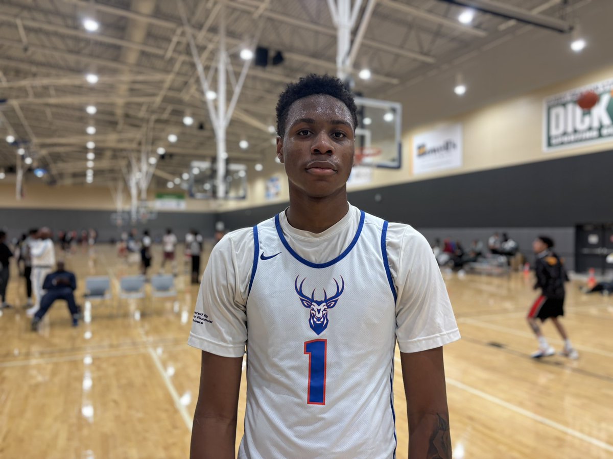 ColbyGHoops's tweet photo. VCU commit Jared Jeffers showed a little bit of everything in the matchup vs Mt. Zion Prep. DeMatha would lose by 1, but the 6’10” senior connected on a couple 3’s, finished strong through contact & anchored the paint defensively en route to 23PTS. 

Real argument as the highest upside prospect in the 2027 MD/DC class. 📝