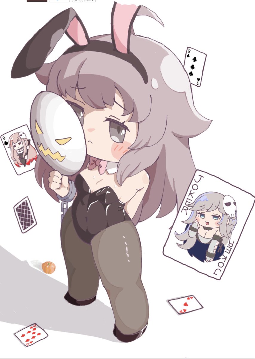 Sketchyouhalf's tweet photo. 絵チャで描いたバニーエスピー https://t.co/yj53rjeIKI