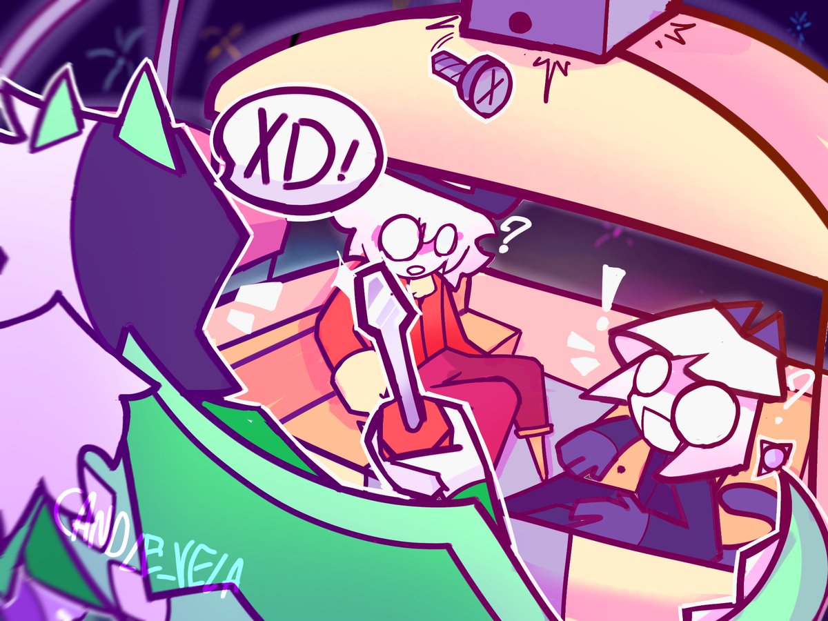 Candle_vela's tweet photo. 💀 "vamos deixar essa roda gigante um pouco mais... EMPOLGANTE!" XD 💀

(Fpetober day 24: scary Prank) 

#FPE #fundamentalpapereducation #FPETOBER2026 #FPEartMonth #fpefanart #Halloween https://t.co/SZUsxlZGS3