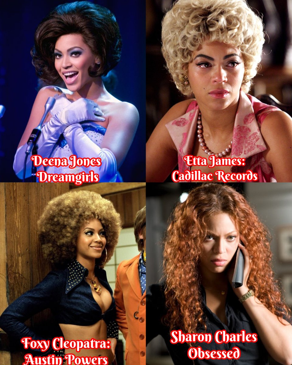 CELIAYONCE's tweet photo. Which Beyoncé movie role was her best? Rank them https://t.co/cLjCqW9sVL