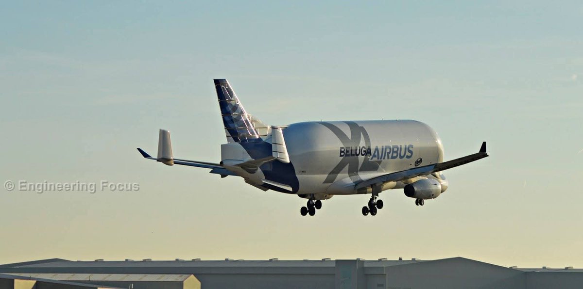 EngFocus's tweet photo. I do have some fairly decent images of the  Beluga XL, from its first trip to Broughton, but I can't find the originals 😢 https://t.co/vhDK9prb0K