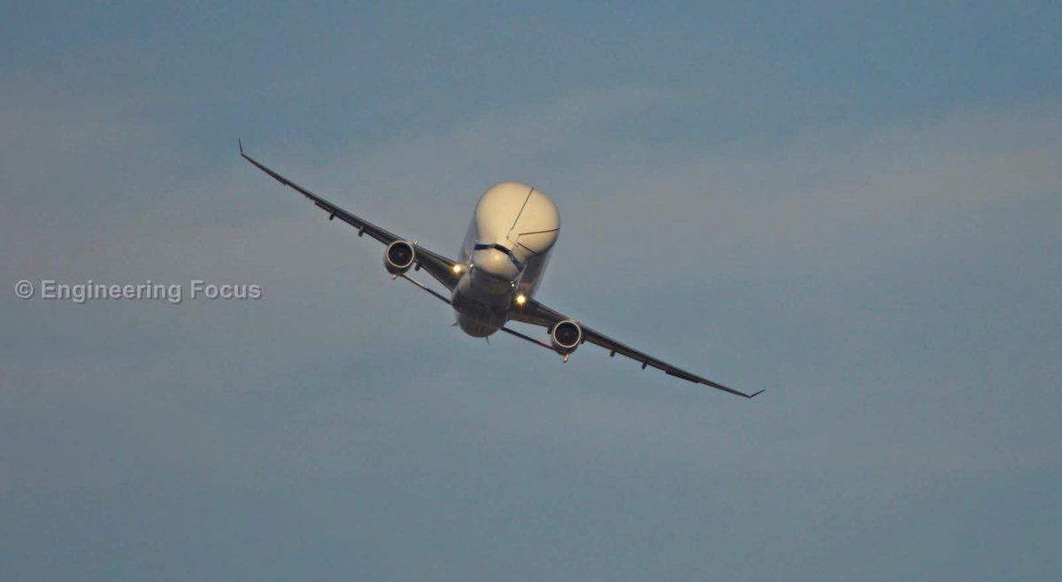 EngFocus's tweet photo. I do have some fairly decent images of the  Beluga XL, from its first trip to Broughton, but I can't find the originals 😢 https://t.co/vhDK9prb0K