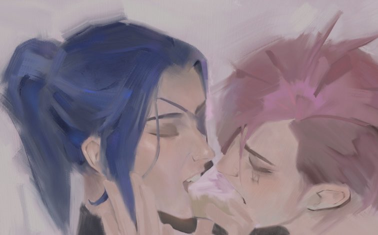 carrieeart's tweet photo. another wip. i miss caitvi 😔 https://t.co/uySZxv0Oxh