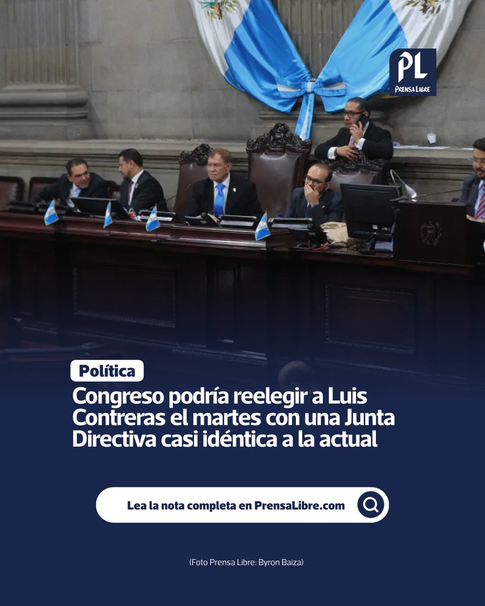 📰 #EnPortadaPL: Luis Contreras busca reelegirse al frente del Congreso para el 2027 El Legislativo prevé elegir el martes 27 de octubre a su nueva Junta Dir…