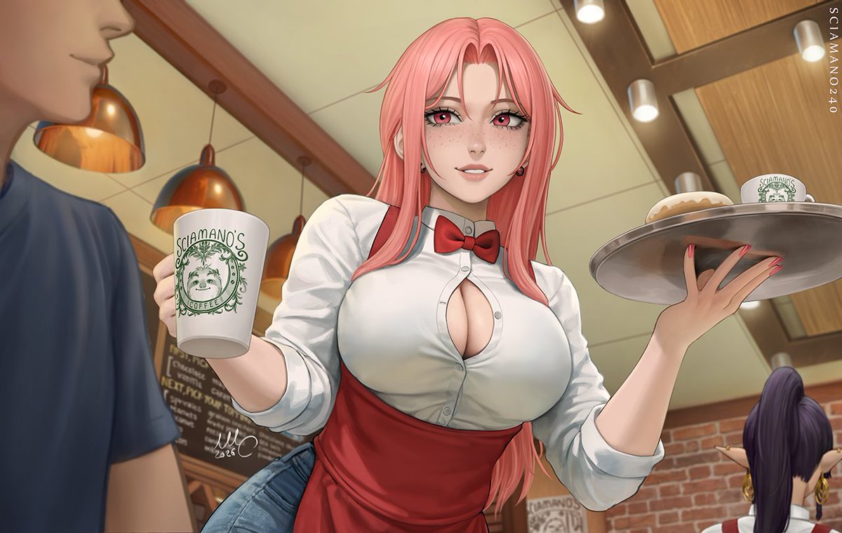 sciamano240's tweet photo. My OC Chloe, 2nd oc for the support tier art https://t.co/503h1JgOs6