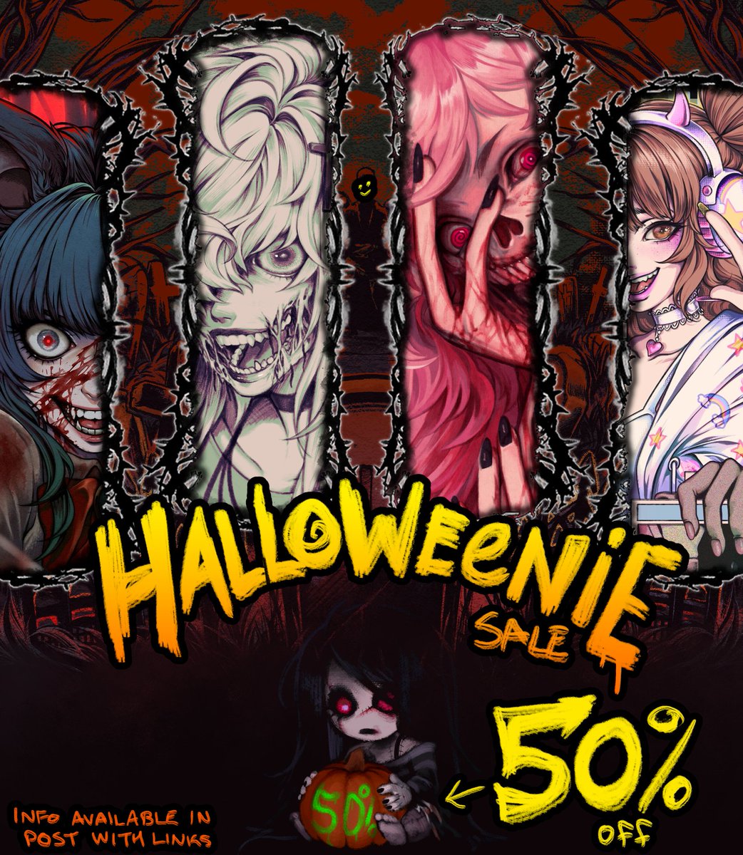 Zombi3Guts's tweet photo. 💀🎃SPOOK DOOKY HALLOWEENY DISCOUNTY SALE-Y
YOINKZ WOW! 🎃💀

Forms are down below on the og tweet! 👻 https://t.co/4eCtf810fN