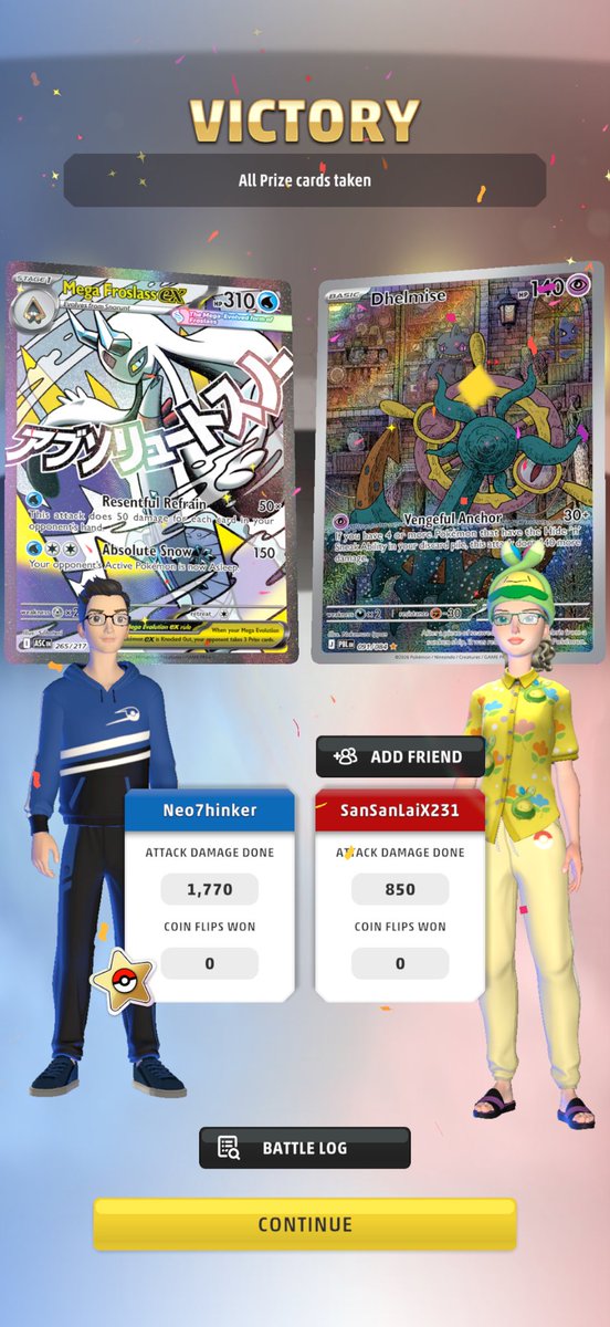 Neo7hinker's tweet photo. I dropped from the Tournament of Doom event after losing back-to-back vs Dhelmise on R1 &amp; 2. 

I don’t like losing to this deck, so I’ve increased Wally to 2 &amp; locked down 2 Froslass.

It makes a significant difference as I swap between both + Starmie &amp; heal with Wally. https://t.co/dS1eXwX4oa