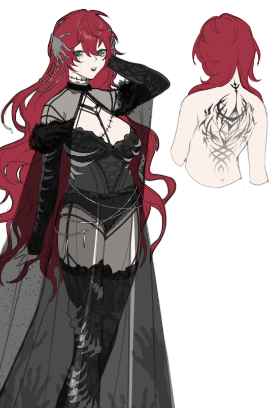 hermamorus's tweet photo. mithowe in this AU be like
"yeaahh, the church is hunting us down but at least we have access to the hot topic" https://t.co/x5chIa8KT4