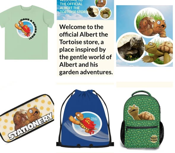 AlbertTortoise's tweet photo. Our #ALBERTthetortoise #shop offers a range of #ALBERT goodies.. #notebooks, #posters, #bags, sweatshirts, drink bottles and more. Take a look at https://t.co/WA5TBITkbA
#tortoise  #giftideas #bookseries #tortoisedesign https://t.co/2C5t0wKuAC