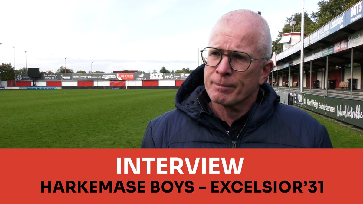 Excelsior31TV's tweet photo. 💬 Daniël Nijhof: "Te weinig grip, initiatief en lef" | Harkemase Boys - @Excelsior31 (4-0)

➡️ https://t.co/h00CHZmWqi https://t.co/0XVmSrq7Yv