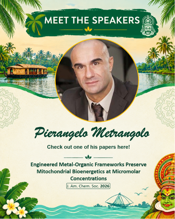 ICCOSS27's tweet photo. Meet @PierMetra, speaker at ICCOSS27. His research focuses on supramolecular chemistry, crystal engineering, and functional biomimetic materials.
📍ICCOSS27 | June 20–25, 2027 | Kerala, India
🔗https://t.co/7ruMioPjkW https://t.co/sMiisBk0MD